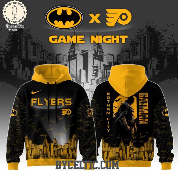 Philadelphia Flyers DC Batman Game Night Hoodie T Shirt