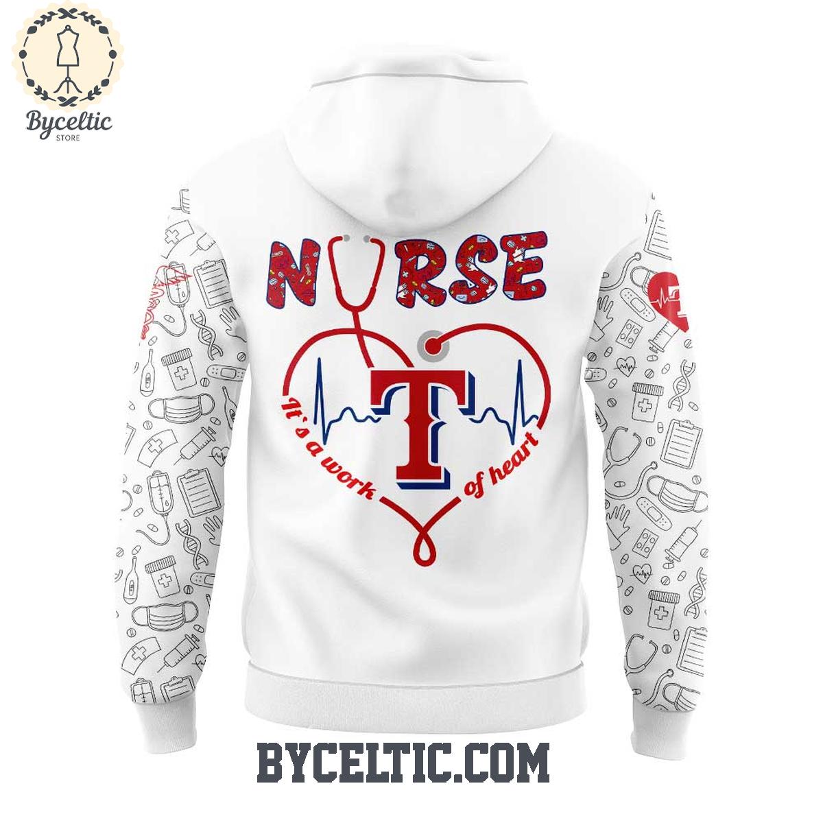 Texas Rangers Nurses Appreciation 2025 Hoodie T Shirt Texas Rangers Nurses Appreciation 2025 Hoodie T Shirt
