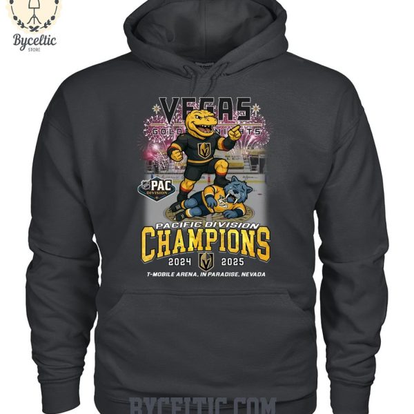 Vegas Golden Knights Pacific Division Champions 2025 T Shirt