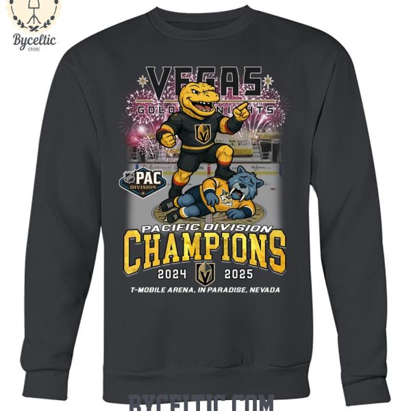 Vegas Golden Knights Pacific Division Champions 2025 T Shirt