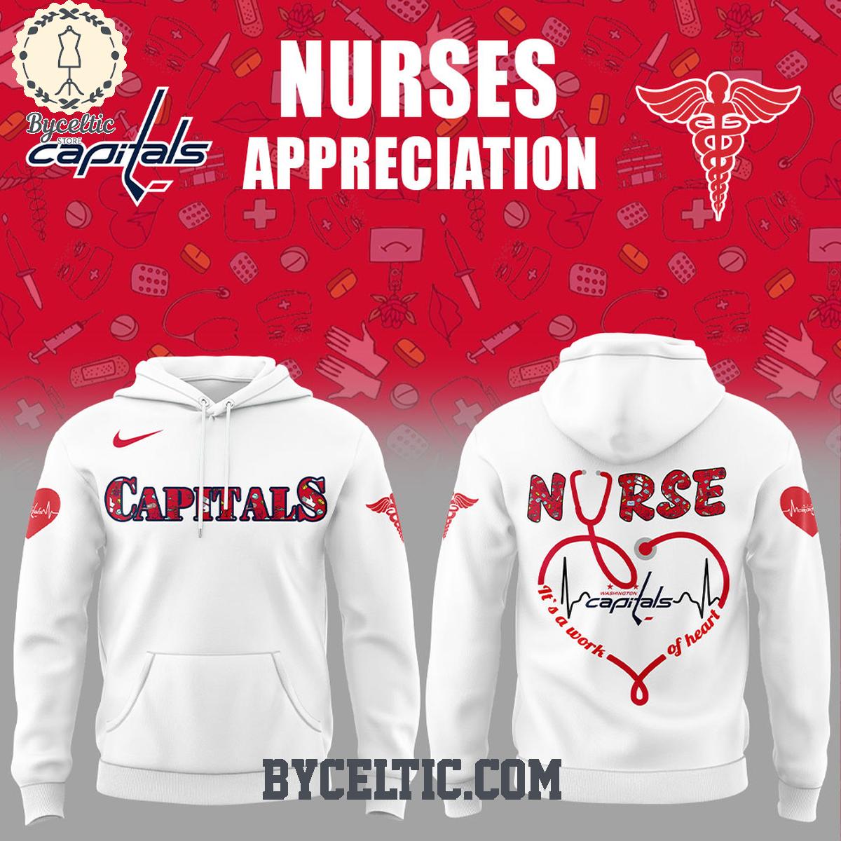 Washington Capitals Nurses Appreciation 2025 Hoodie T Shirt Washington Capitals Nurses Appreciation 2025 Hoodie T Shirt