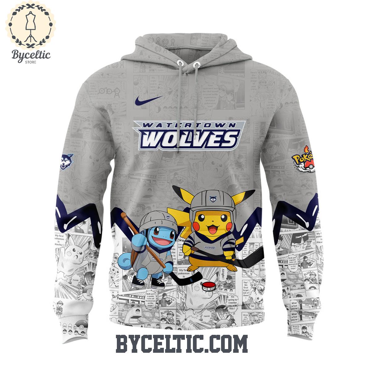 Watertown Wolves Pokémon 2025 Hoodie T Shirt Watertown Wolves Pokémon 2025 Hoodie T Shirt