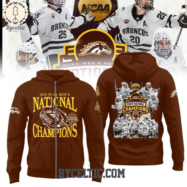 Western Michigan Broncos National Champions 2025 Ice Hockey Hoodie T Shirt