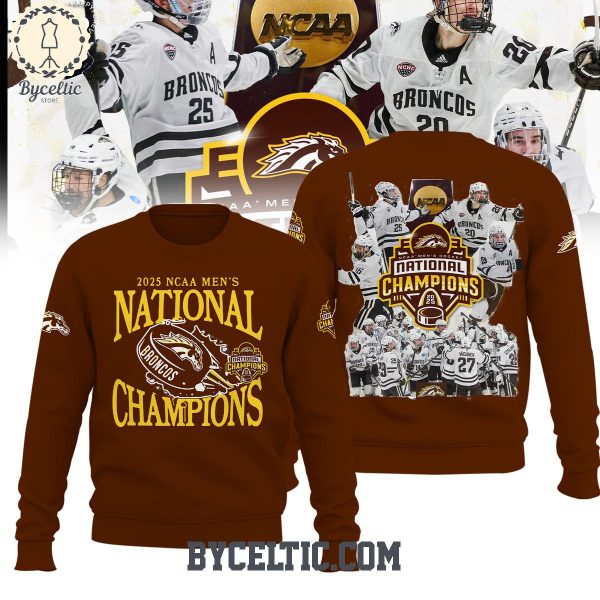 Western Michigan Broncos National Champions 2025 Ice Hockey Hoodie T Shirt